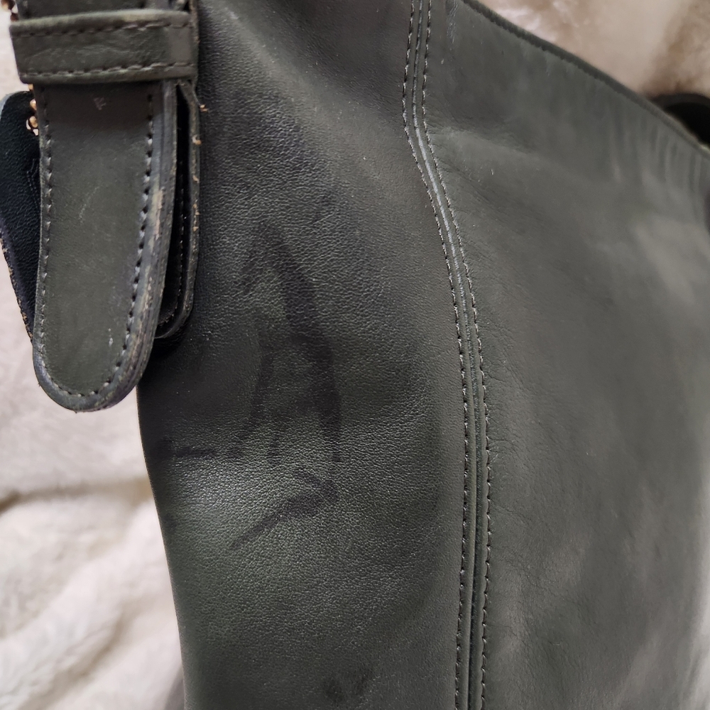 Green HTF Monterey Vtg Coach Bag - Picture 6 of 12